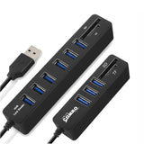 Multi-Function Card Reader  HUB USB2.0 Hub Extension Splitter