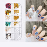 Pearl Butterfly Nail Patch Nail Art Jewelry Set