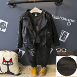 Boys And Girls Warm And Trendy Leather Jackets