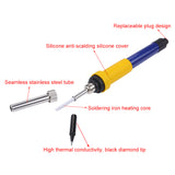 DC 12V 60W Portable Electric Soldering Iron Auto Car Battery Solder Station Rework Welding Repair Tools