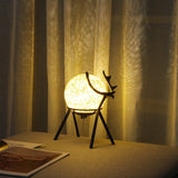 Couples Bedside Lamp Bedroom Girl Retro Style Night Light Romance