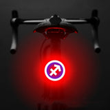 Bicycle Intelligent Auto Brake Sensor Light Waterproof LED Rechargeable Bicycle Tail Light Bike Accessories Bike Light Mount