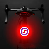 Bicycle Intelligent Auto Brake Sensor Light Waterproof LED Rechargeable Bicycle Tail Light Bike Accessories Bike Light Mount