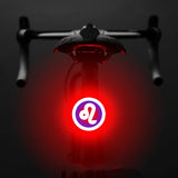 Bicycle Intelligent Auto Brake Sensor Light Waterproof LED Rechargeable Bicycle Tail Light Bike Accessories Bike Light Mount