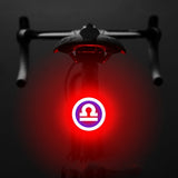 Bicycle Intelligent Auto Brake Sensor Light Waterproof LED Rechargeable Bicycle Tail Light Bike Accessories Bike Light Mount