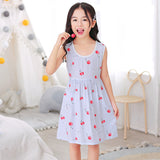 Summer Girls Dresses Cotton Silk Girls Summer Dresses