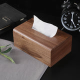 Wooden Tissue Box Light Luxury Living Room Drawer