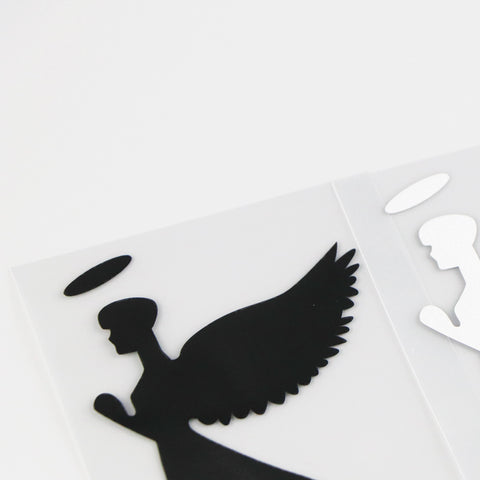 Praying Angel Body Sticker Car Scratch Cover Cover Sticker Car Glass Sticker KH14041