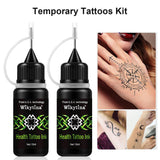 Temporary Juice Health Tattoo Painting Set