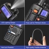 Baofeng Uv-5R Three Segment Walkie Talkie Vhf 220-226Mhz Uhf Frequency Dual Antenna Walkie Talkie Civil Handpiece - UNBEATABLE STORE