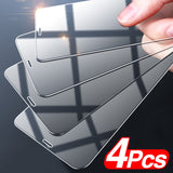 Compatible With Apple, 4Pcs Full Cover Tempered Glass For  12 Pro Max Screen