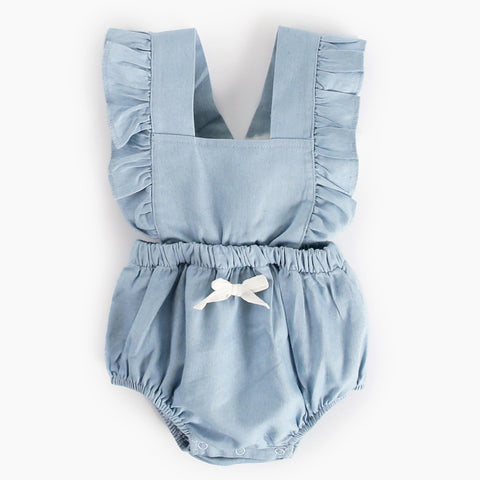 Ins Denim Baby One-piece Bodysuits Baby Romper Spring