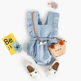 Ins Denim Baby One-piece Bodysuits Baby Romper Spring