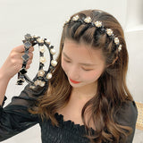 Lazy Braided Hair Clip Press Hair Wash Face Headband