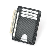 Wallets Black Business Card Holder For Men Simple Purse Bag