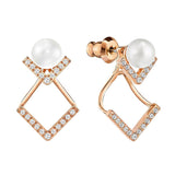 Elegant Temperament, All-Match, A More Elegant And Intellectual Pearl Jewelry With Diamonds