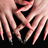 Assemble Ballet Nails, Trapezoidal Coffin, Fake Nails, Wear Nail Art Patches