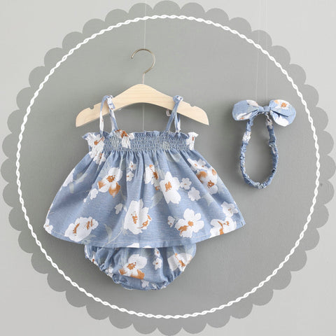 Baby New Summer Korean Princess Dress Baby Skirt Girl Dress Suit