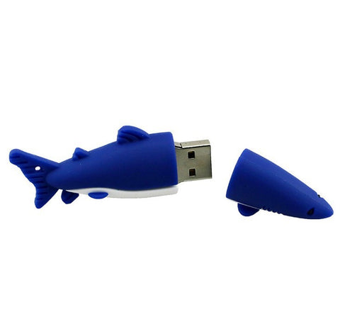 Cartoon Shark USB Flash Drive Creative Simulation Animation USB Flash Drive 8g16g Marine Animals