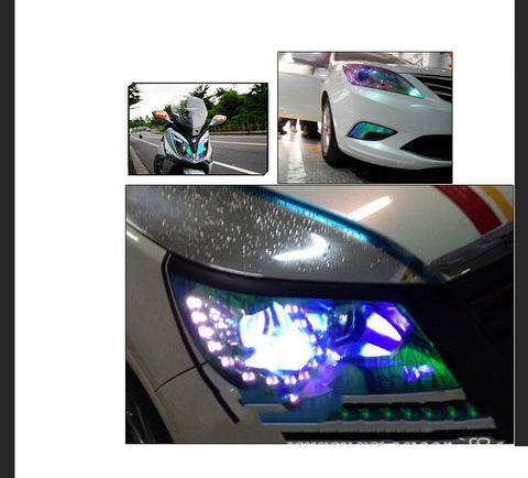 Car Chameleon Tail Light Translucent Symphony Color Change Color Sticker Film