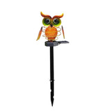 Solar Owl Lawn Lamp Outdoor Waterproof LED Garden Pathway Lighting Night Light Energy Saving Landscape Decor