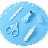 Baby Nail File Combination Set Baby Nail Clipper Four-Piece Set Baby Safety Nail Clipper