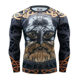 Mens Tracksuit Set D Animal Compression T-Shirt Pants Skin