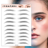 Waterproof 6D Eyebrow Tattoo Semi-Permanent Embroidery Natural Long Lasting Fake Eyebrow