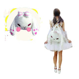 Bunny Head Japanese Soft Girl Bag Book Girl Cute Messenger Lolita Children's Backpack Plush