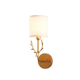 Modern Bedroom Bedside Aisle Wall Lamp Wrought Iron Antlers Living Room Hotel Lamps