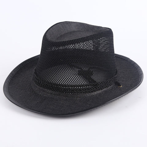 Outdoor Straw Hat Male Summer Seaside Beach Hat Western Cowboy Hat