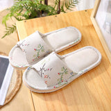 Women's Summer Linen Indoor Slippers