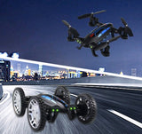 OTRC FY602 Air-Road RC Drone Car 2 in 1 Flying Car 2.4G RC Quadcopter Drone 6-Axis 4CH Helicopter With HD Camera High Speed 4WD