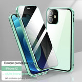 New Applicable Phone Case Double-sided Buckle Glass Privacy