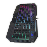 Backlit keyboard and mouse set