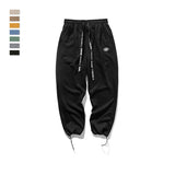 Men's drawstring knit stretch sweatpants