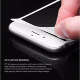 Compatible With  0.23MM Screen Protector Tempered Glass For  7 6 6s Plus Soft 3D Curved Full Cover Protective Toughened Glass Film