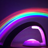 Novelty LED Romantic Sky Rainbow Colorful Projection Night Light