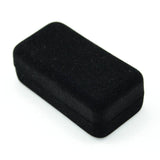 Small Cufflink Box Black Flannel Box Jewelry Box Tie Clip Cufflink Box