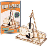 Robotime ROKR Violin Capriccio Model 3D Wooden Puzzle aEasy Assembly Kits Musical DIY Gifts For Boys&Girls Building Blocks TG604K