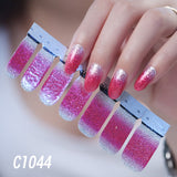 Nail polish nail sticker