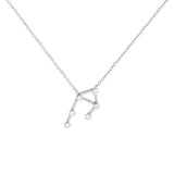 Diamond Guard Titanium Steel Female Clavicle Chain Twelve Constellations Necklace