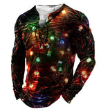 European And American Sports Long Sleeved Men's Print