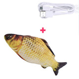 Electric Funny Cat Simulation Fish Beating Usb Jumping Cat Toy