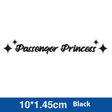 Passenger Princess Special Car Stickers Decorative Reflective