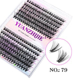 DIY Self-grafting Segmented Eyelashes Thick Natural Light Without Feeling