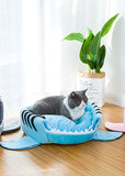 Creative Dual-Purpose Shark Pet Bed Small Dogs And Cats Warm Pet Bed