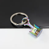 Car Key Ring Metal Engine Piston Creative New Key Chain Modified Personalized Keychain Pendant