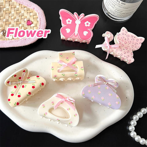 Cute Sweet Bow High Sense Hair Clip Hairpin