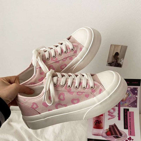 Women's Fashion Platform Low-Top Canvas Shoes